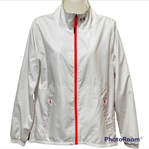 Women’s Under Armour UA International Running Jacket White Size Small - Picture 1 of 13